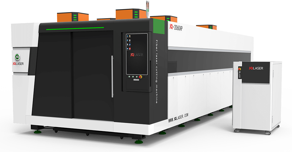 JQ-2060AP Pallet Changer Fiber Laser Sheet Cutting Machine